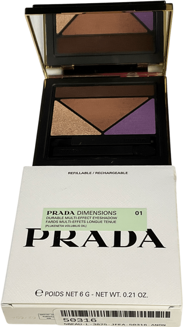 Prada Dimensions Durable Multi - effect Eyeshadow Palette Portrait 6g - Reliked