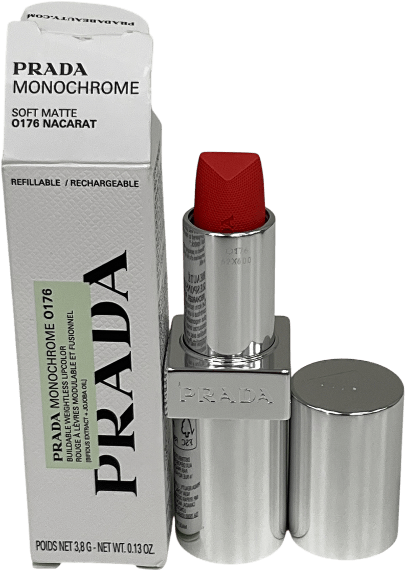 Prada Monochrome Soft Matte Lipstick 0176 3.8g - Reliked