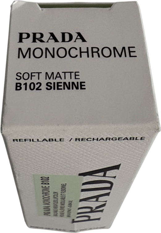 Prada Monochrome Soft Matte Lipstick B102 Sienne 3.8g - Reliked