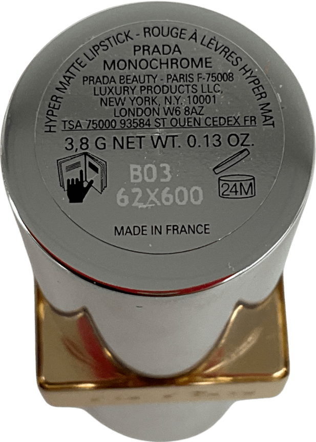 Prada Monochrome Soft Matte Lipstick Mahogany 3.8g - Reliked