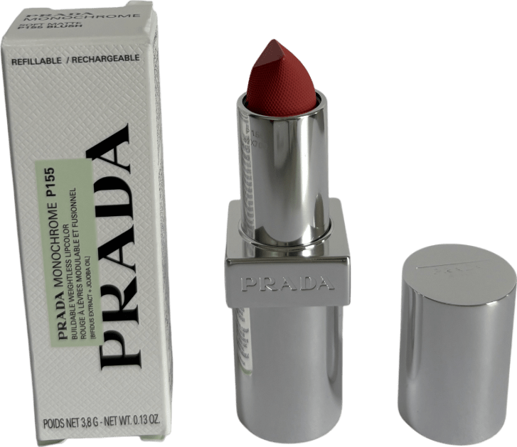 Prada Monochrome Soft Matte Lipstick P155 Blush 3.8g - Reliked