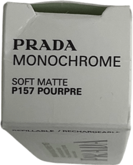Prada Monochrome Soft Matte Lipstick P157 Pourpre 3.8g - Reliked