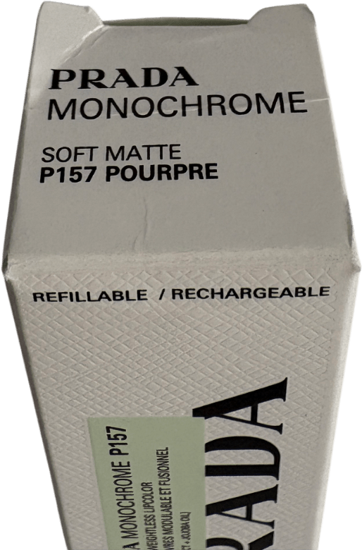 Prada Monochrome Soft Matte Lipstick P157 Pourpre 3.8g - Reliked