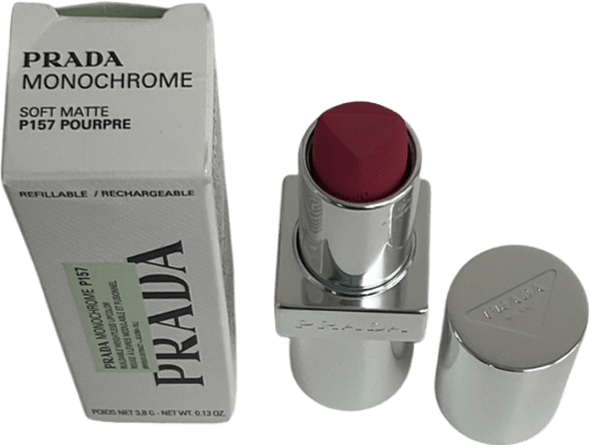 Prada Monochrome Soft Matte Lipstick P157 Pourpre 3.8g - Reliked