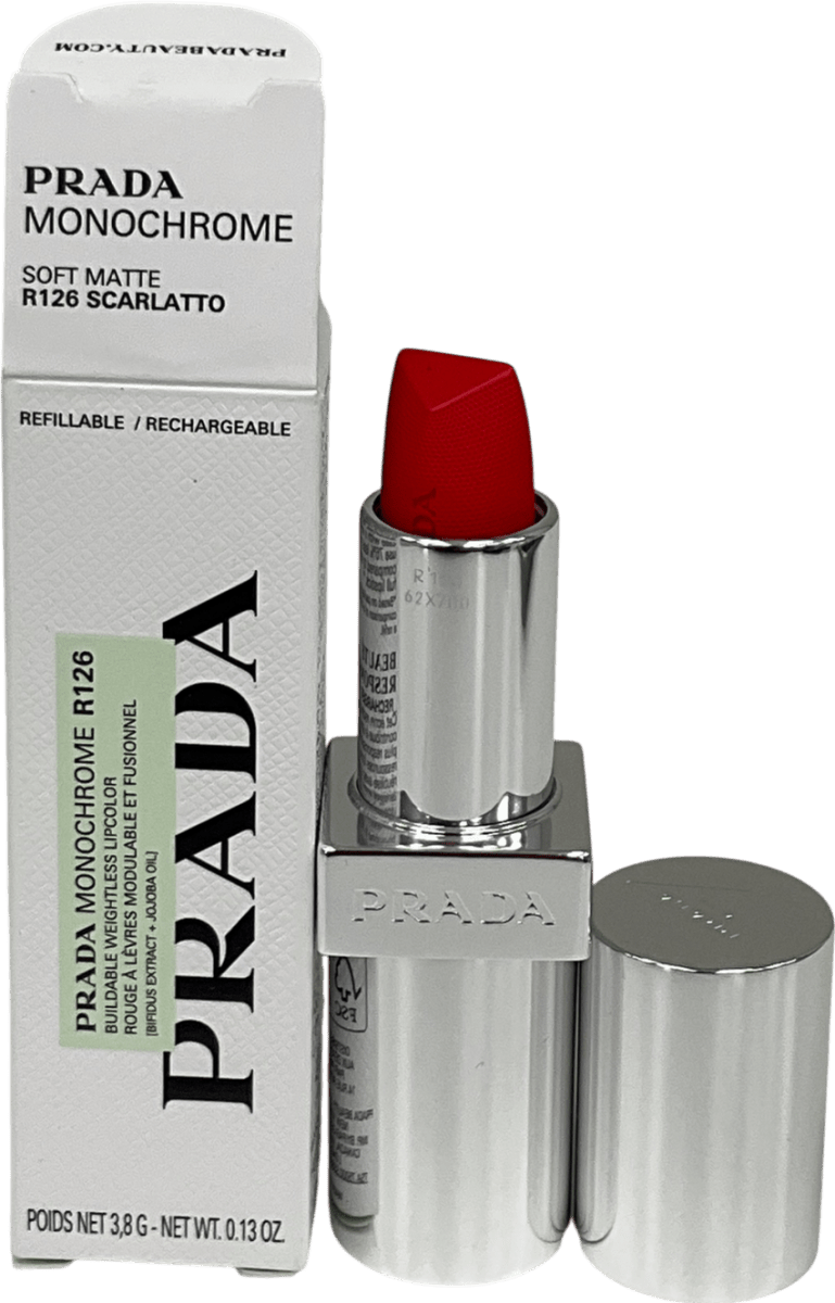 Prada Monochrome Soft Matte Lipstick R126 3.8g - Reliked