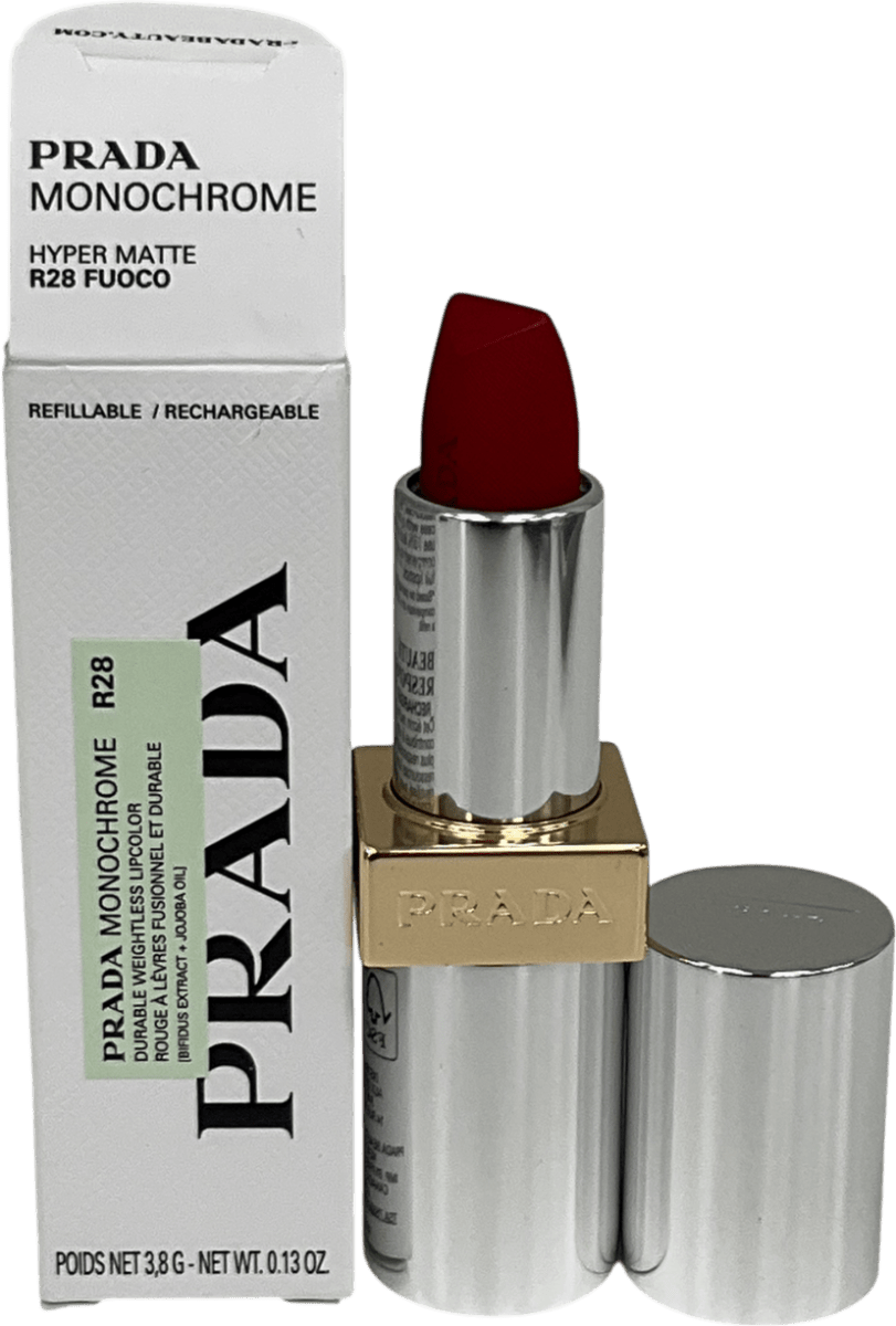 Prada Monochrome Soft Matte Lipstick R28 3.8g - Reliked