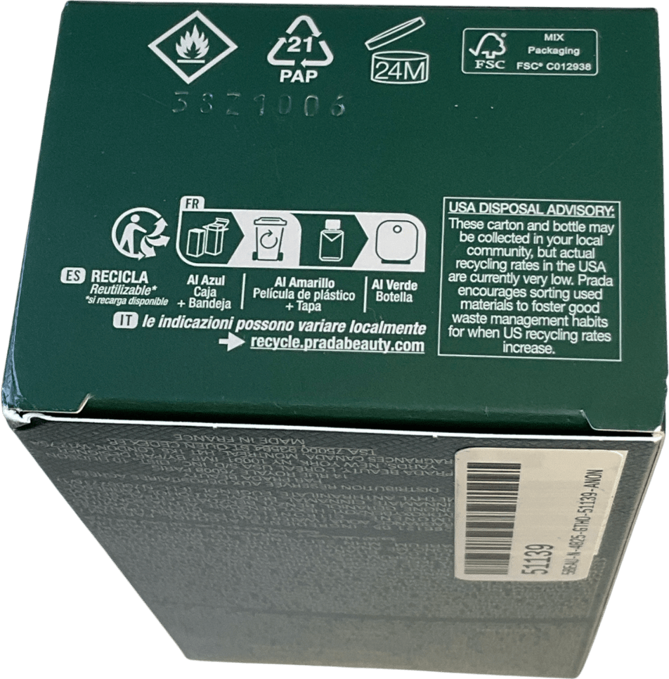 Prada Paradigme Eau De Parfum 100ml - Reliked