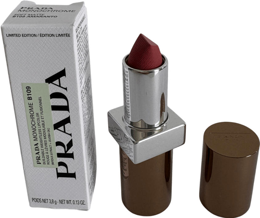 Prada Soft Matte Lipstick B109 Amaranto 3.8g - Reliked