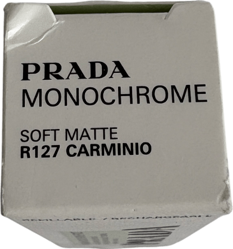 Prada Soft Matte Lipstick R127 Carminio 3.8g - Reliked