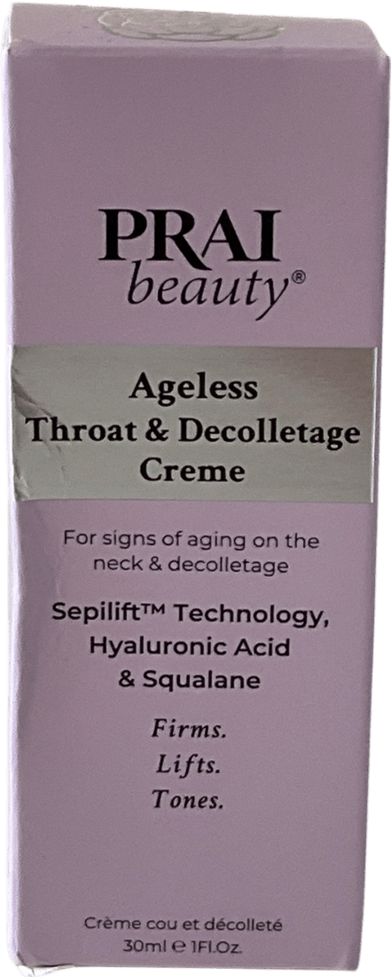 prai Ageless Throat & Decolletage Creme 30ml - Reliked