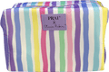 prai Multicoloured Pastel Stripe Washbag Designed By Olivia Rubin One Size - Reliked