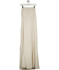 PRETTY LAVISH Beige Demi Bandeau Maxi Dress UK 8 - Reliked
