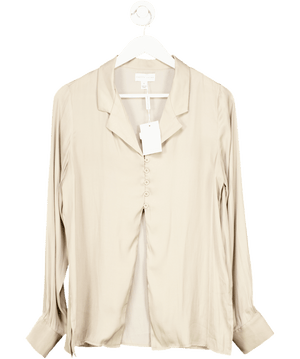 PRETTY LAVISH Beige Raelyn Blouse UK S