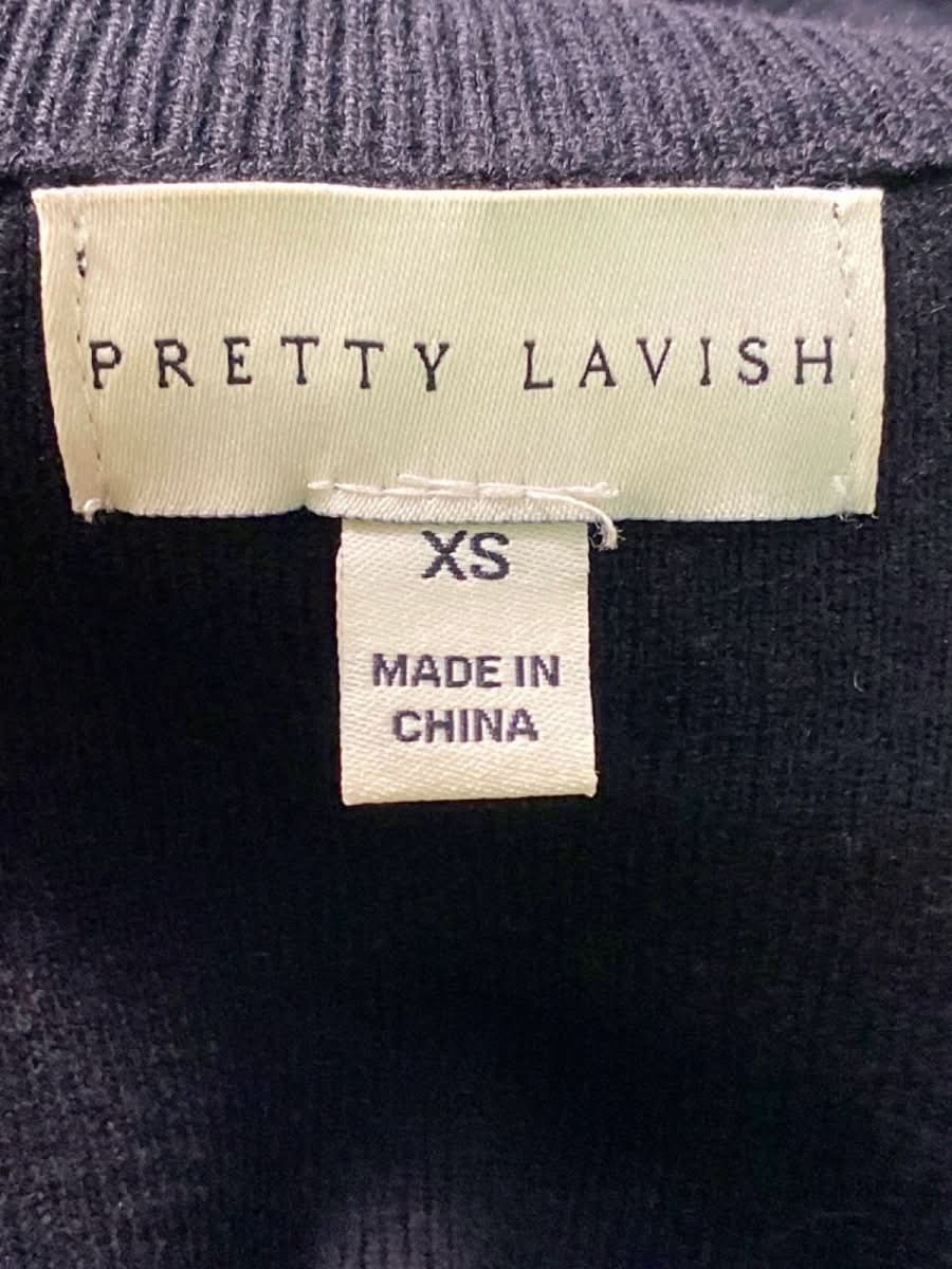 Pretty Lavish Black Ribbed Knit Midi Dress XS - Reliked