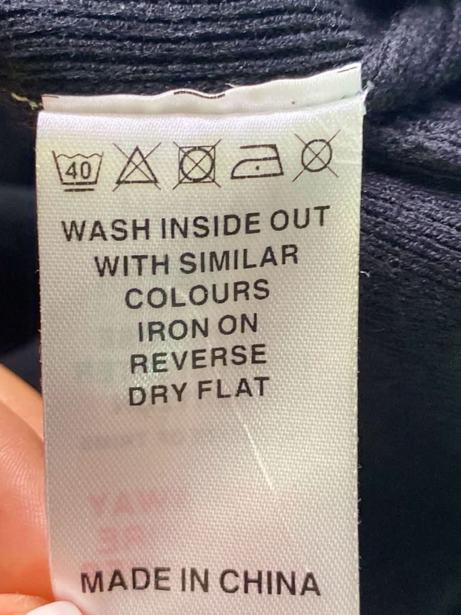 Pretty Lavish Black Ribbed Knit Midi Dress XS - Reliked