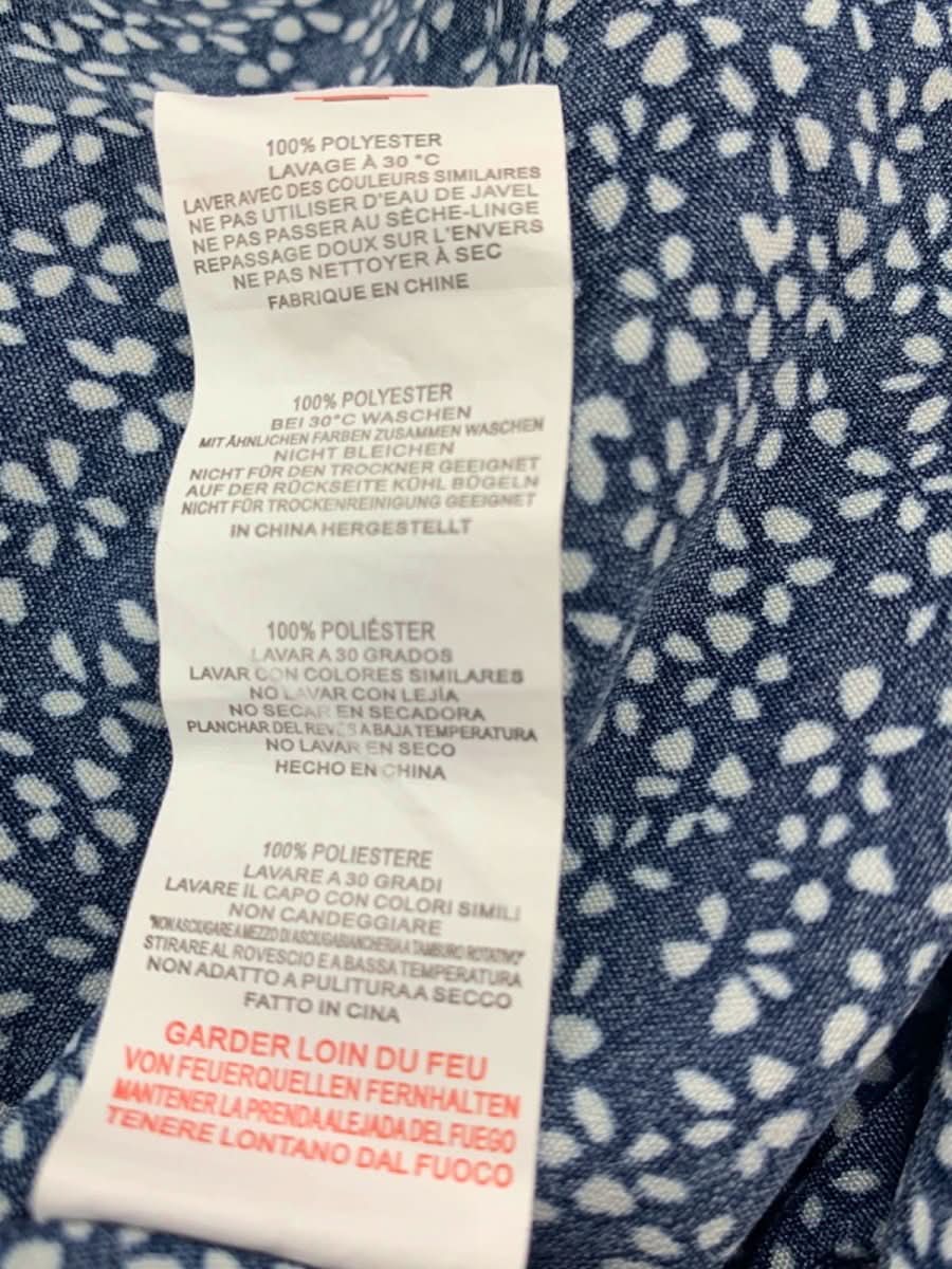 PrettyLittleThing Navy Floral Mini Dress UK 10 - Reliked