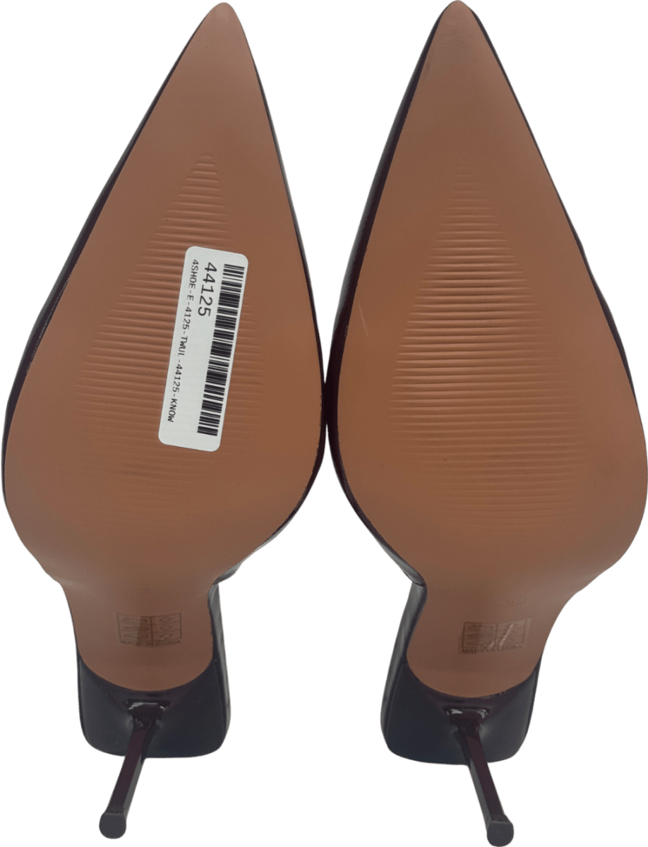 PrettyLittleThing Purple Slingback Heeled Court Shoe UK 8 EU 41 👠 - Reliked