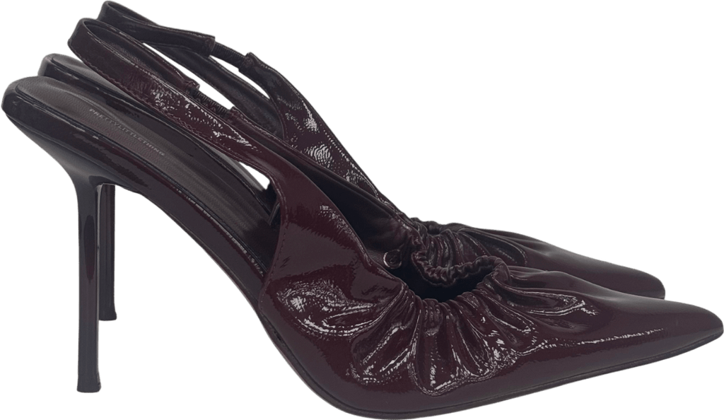 PrettyLittleThing Purple Slingback Heeled Court Shoe UK 8 EU 41 👠 - Reliked