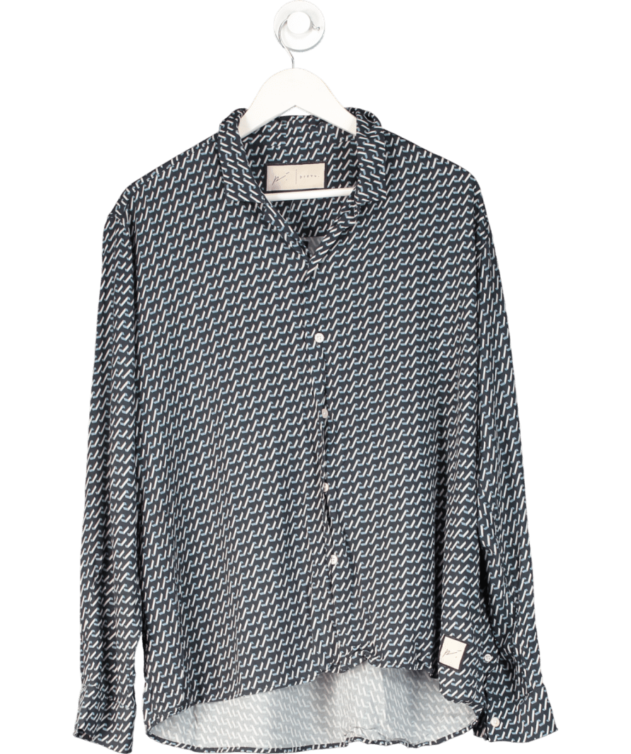 Prevu Blue Long Sleeve Shirt UK L - Reliked