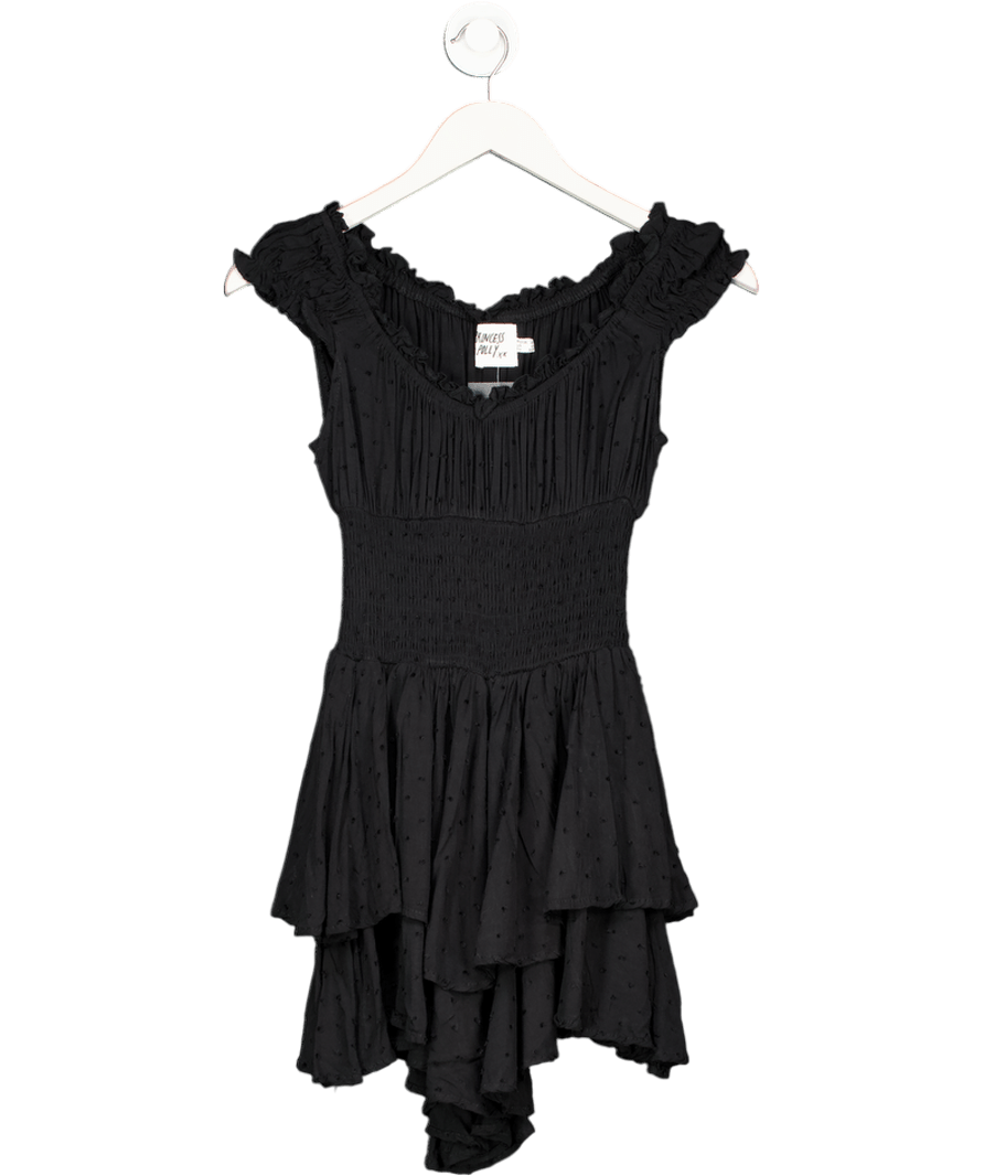 Princess Polly Black The Love Galore Romper UK 4 - Reliked