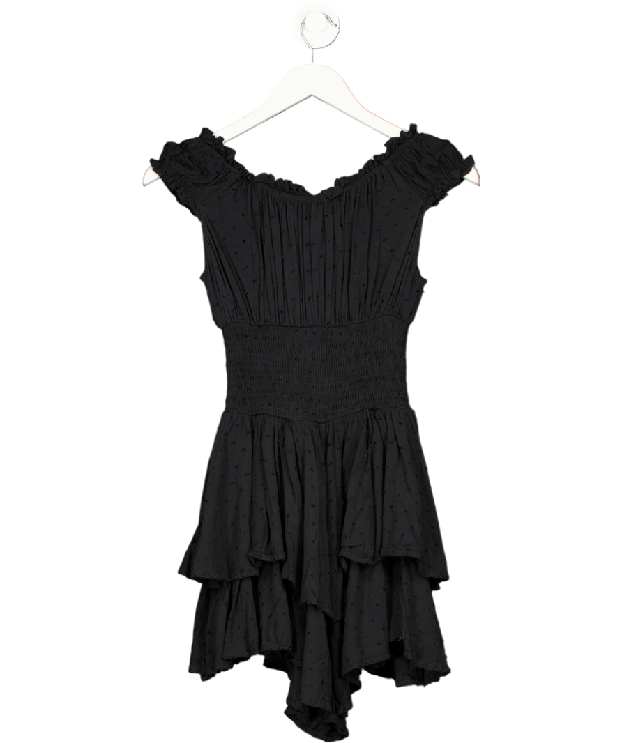 Princess Polly Black The Love Galore Romper UK 4 - Reliked