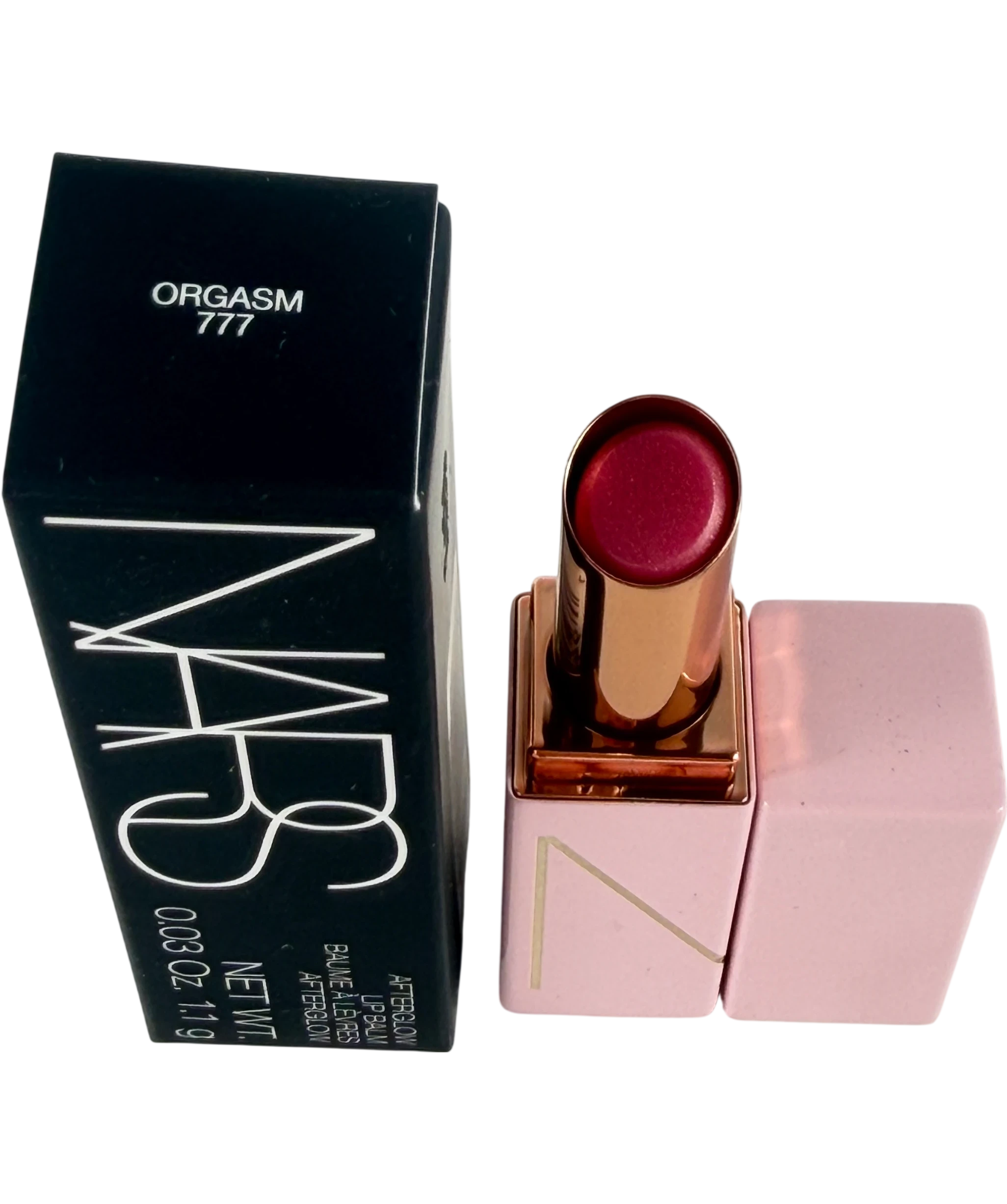 NARS Afterglow Lip Balm Travel Size 777 Orgasm 1.1g