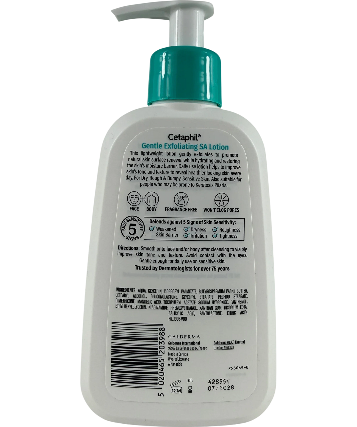 Cetaphil Gentle Exfoliating Sa Lotion 236ml