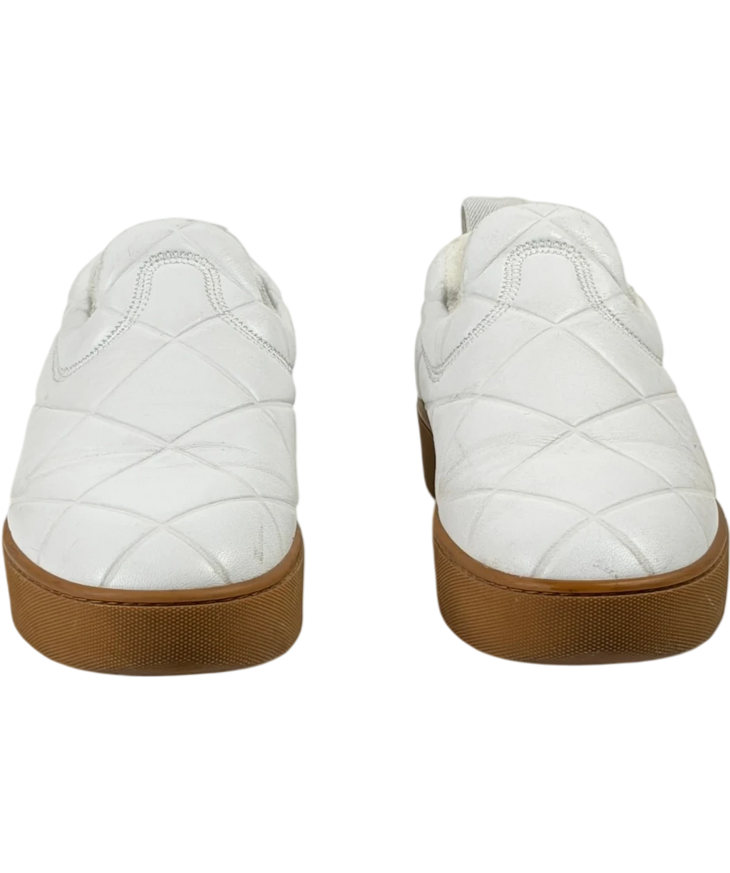 BOTTEGA VENETA The Quilt White Slip-on Trainers UK 6 EU 39