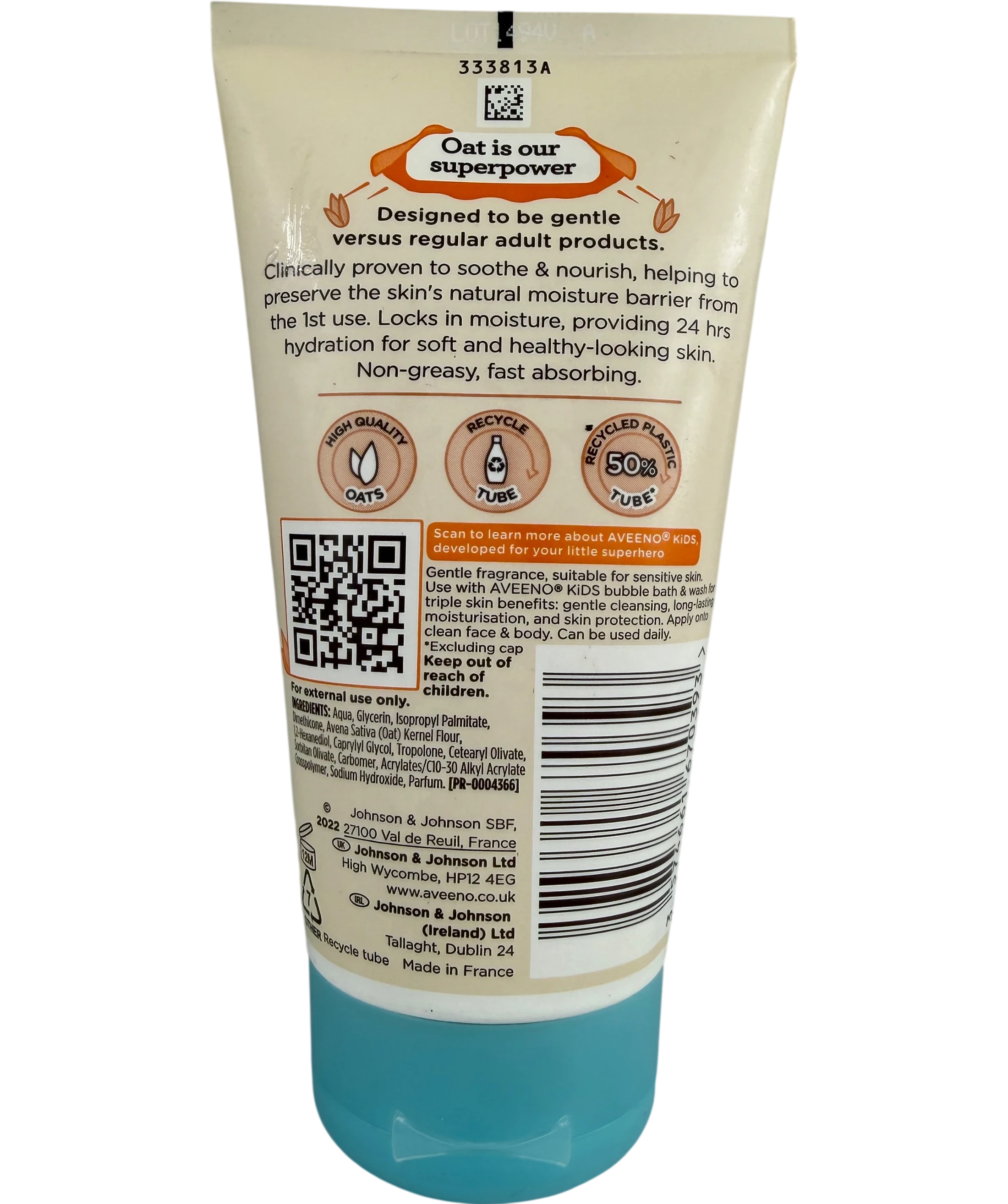 Aveeno Kids Face & Body Moisturising Lotion 150ml