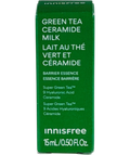 Innisfree Green Tea Ceramide Milk Barrier Essence Deluxe Travel Mini 15ml