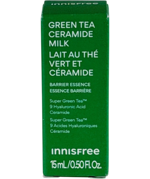 Innisfree Green Tea Ceramide Milk Barrier Essence Deluxe Travel Mini 15ml