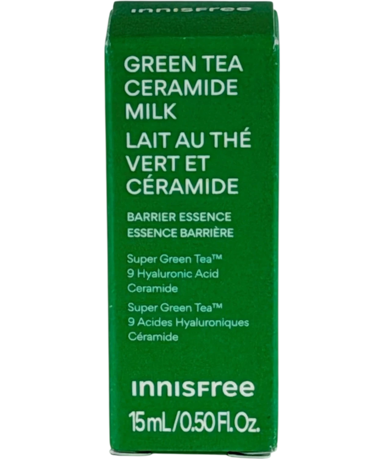 Innisfree Green Tea Ceramide Milk Barrier Essence Deluxe Travel Mini 15ml