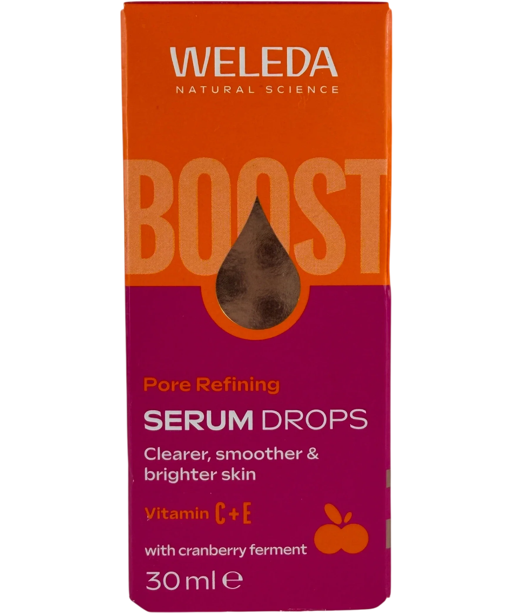 Weleda Pore Refining Vitamin C Serum Drops With Cranberry 30ml