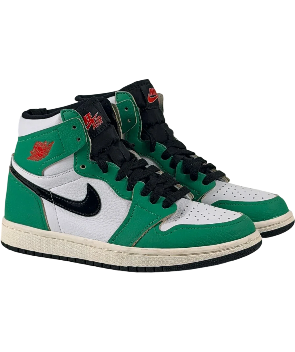 Nike Air Jordan 1 Retro High Og Lucky Green Trainers UK 4 EU 37