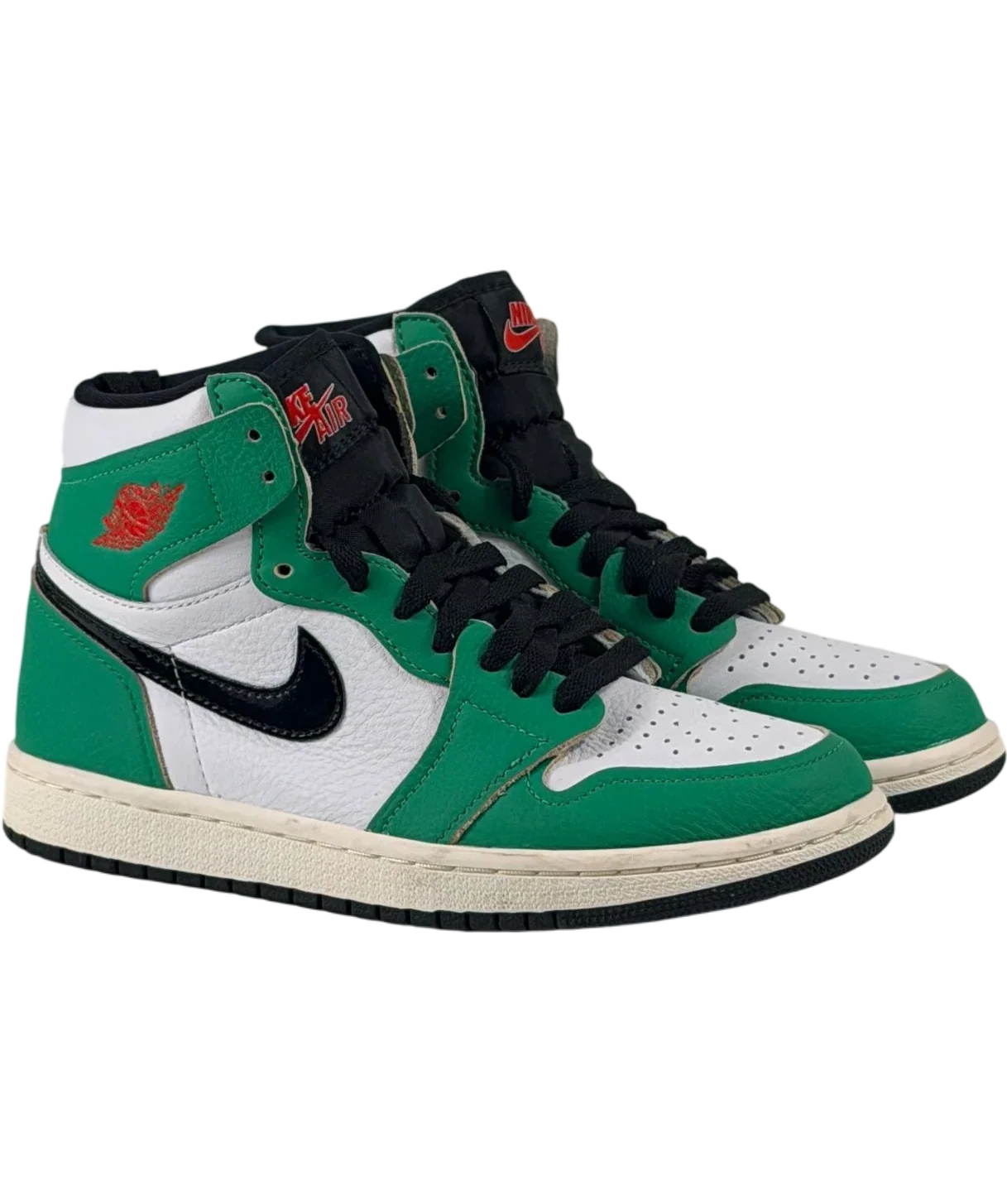 Nike Air Jordan 1 Retro High Og Lucky Green Trainers UK 4 EU 37