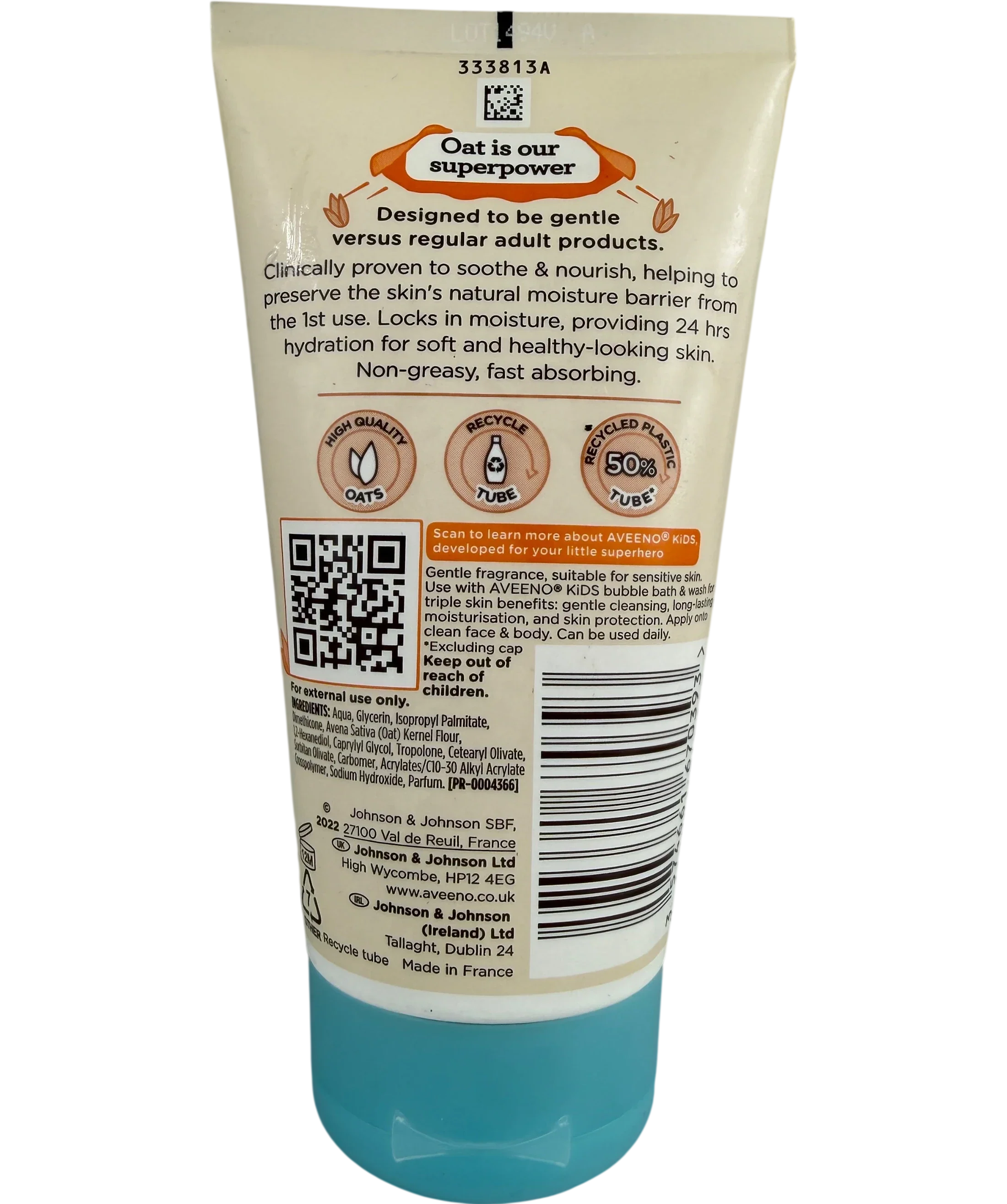 Aveeno Kids Face & Body Moisturising Lotion 150ml