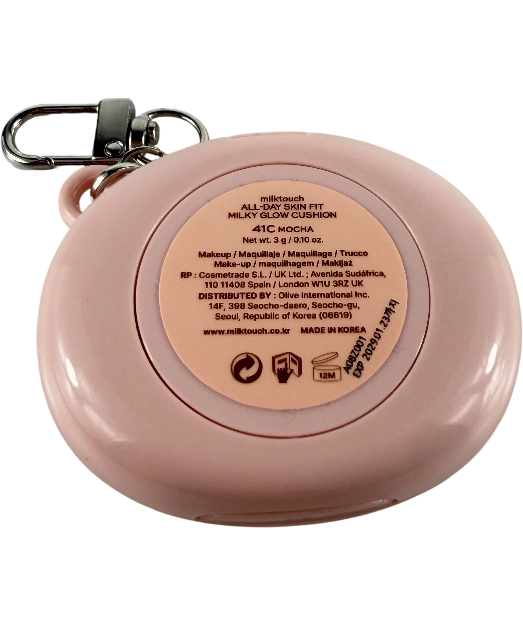 milk touch All-day Skin Fit Milky Glow Cushion 41c 3g