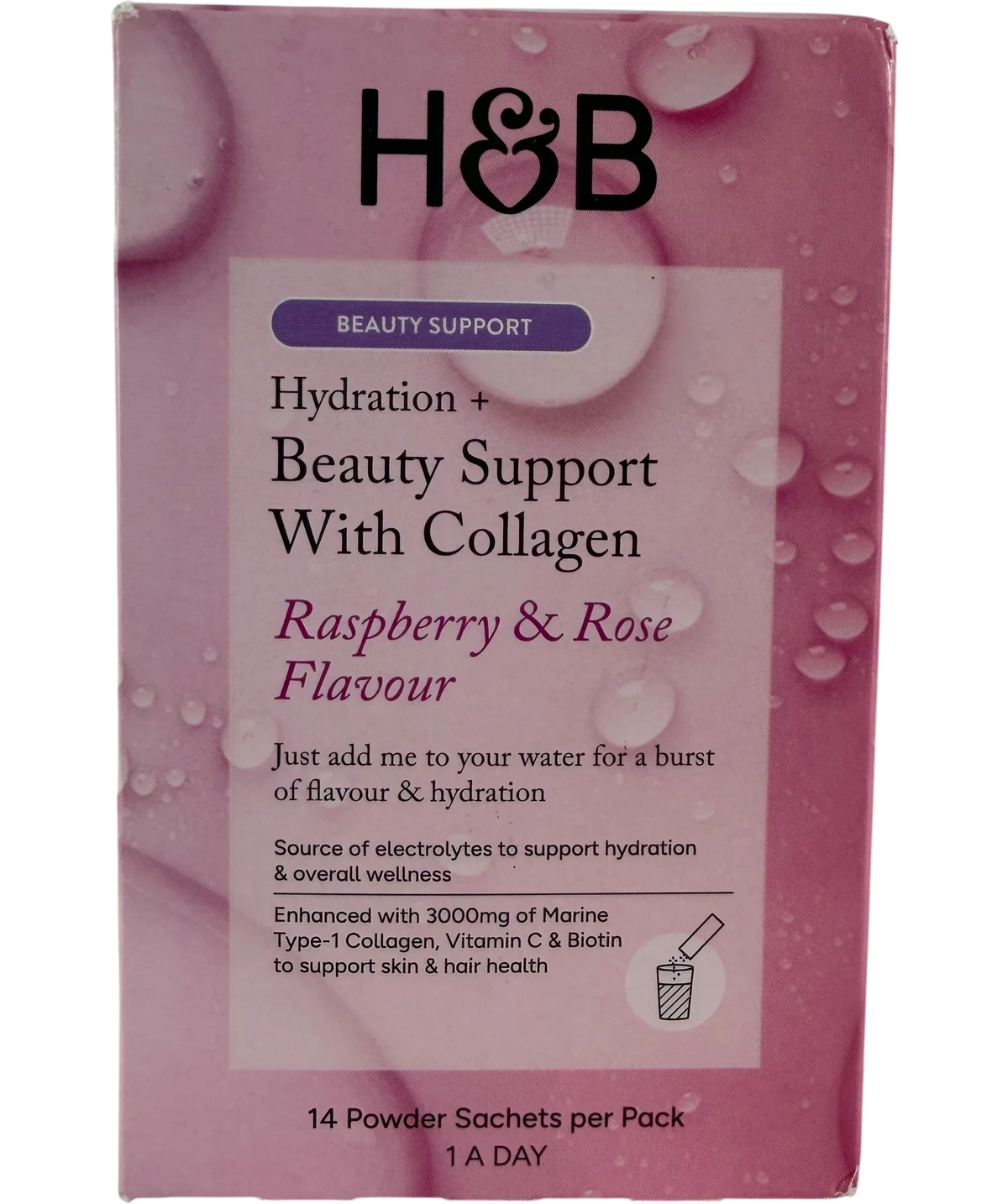 Holland & Barrett Hydration + Beauty Support With Collagen 14 pack
