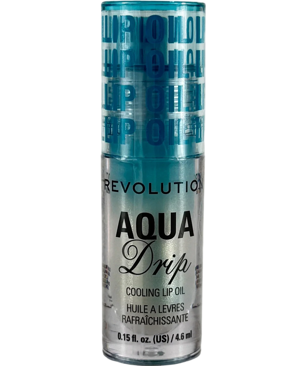 Revolution Poolside Aqua Drip Cooling Lip Oil Dive In 4.6ml
