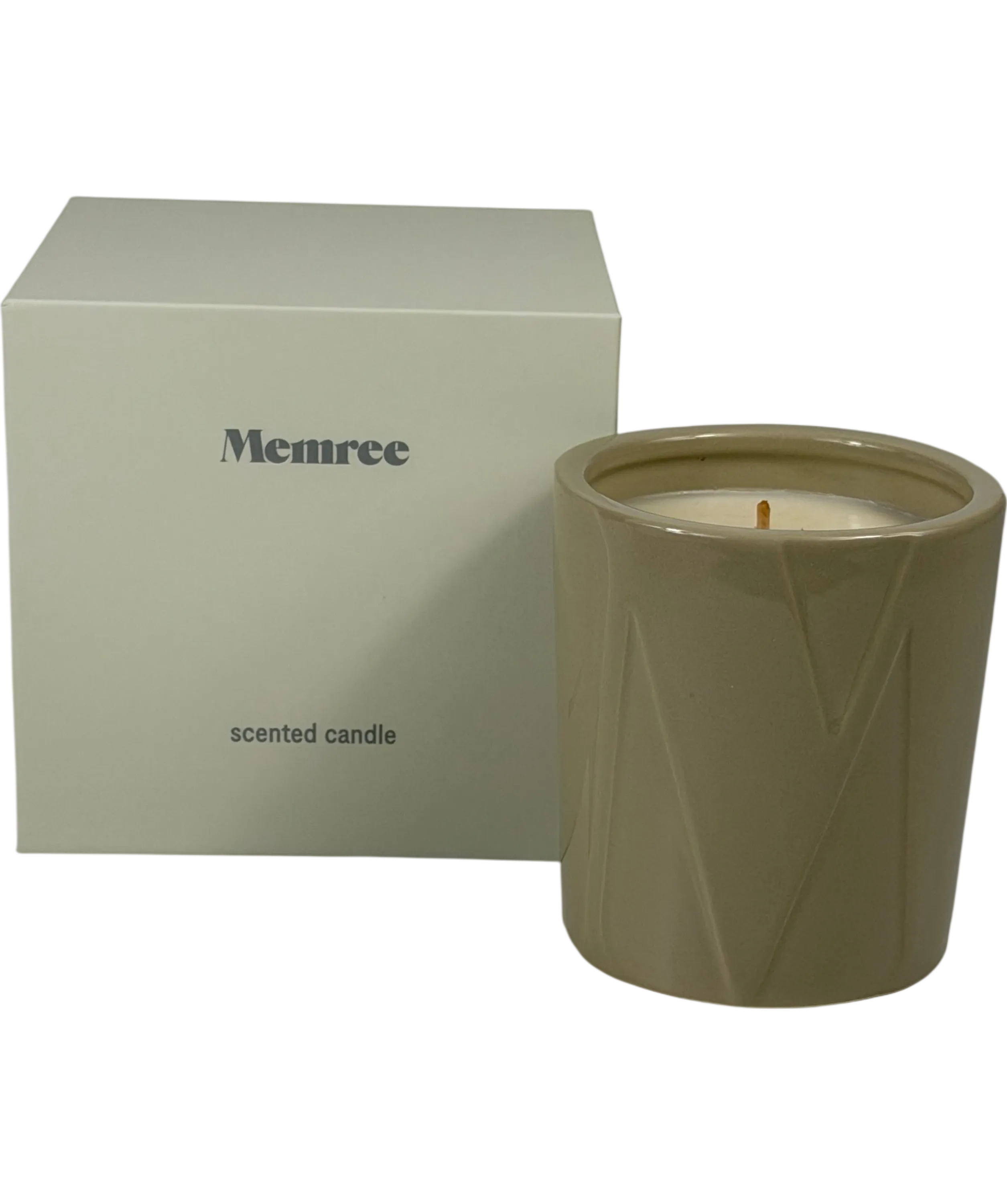 MEMREE Beige "extraviolet" Luxury Scented Candle 430g One Size