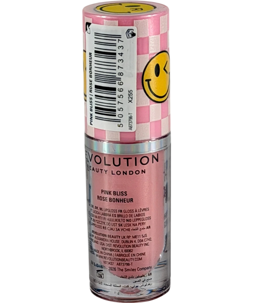 Revolution X S.w.smiley Happy Pout Shimmer Lip Gloss In Pink Bliss 4.6ML