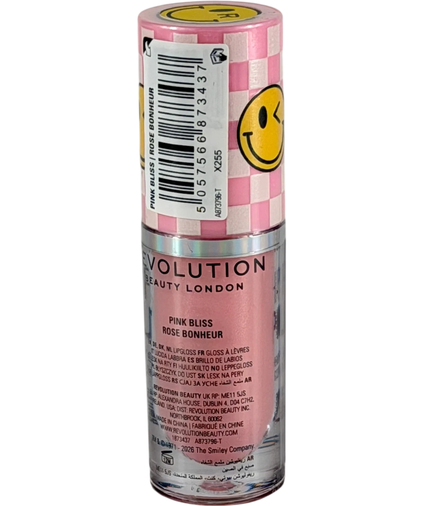 Revolution X S.w.smiley Happy Pout Shimmer Lip Gloss In Pink Bliss 4.6ML