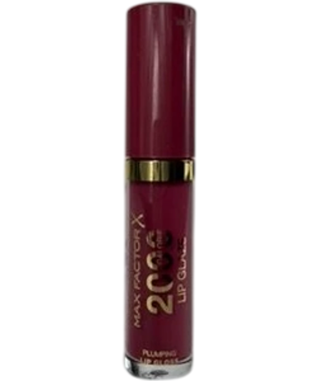 Max Factor 2000 Calorie Lip Glaze Full Shine Tinted Lip Gloss Berry Sorbet 4.4ml