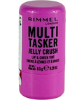 Rimmel Multi Tasker Jelly Crush Lip And Cheek Tint 100 Pink Dash 8.5g