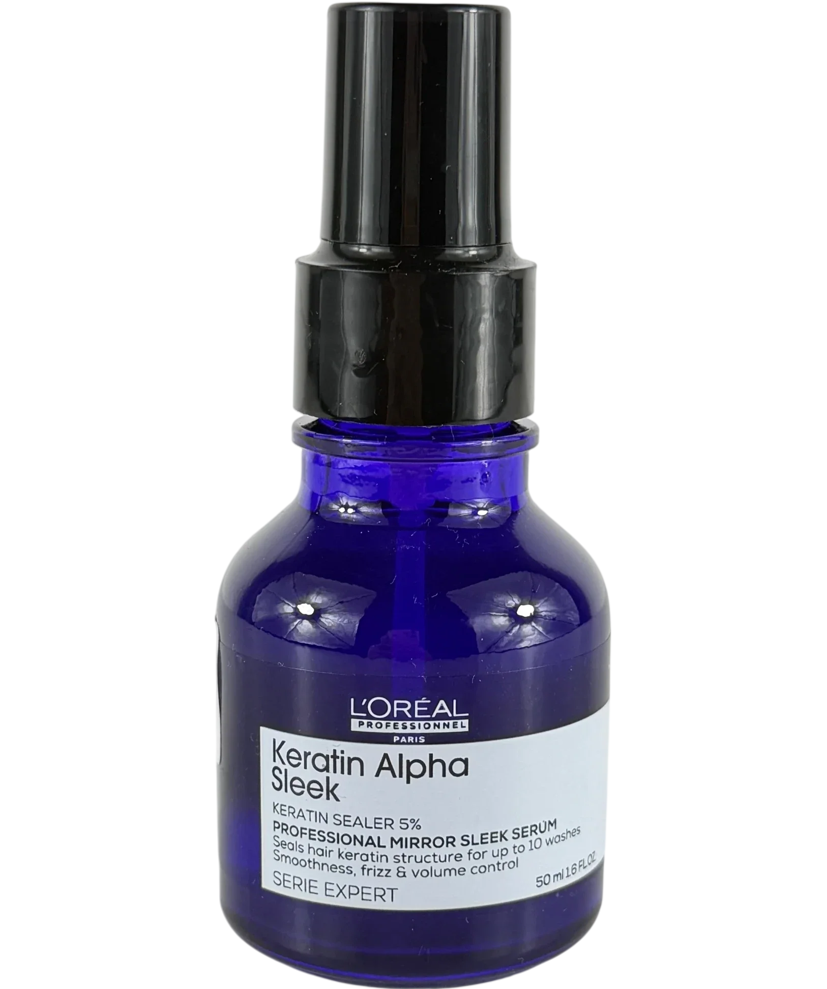 L'Oreal Keratin Alpha Sleek Hair Serum Anti Frizz, Smoothing & Glass Shine 50ml
