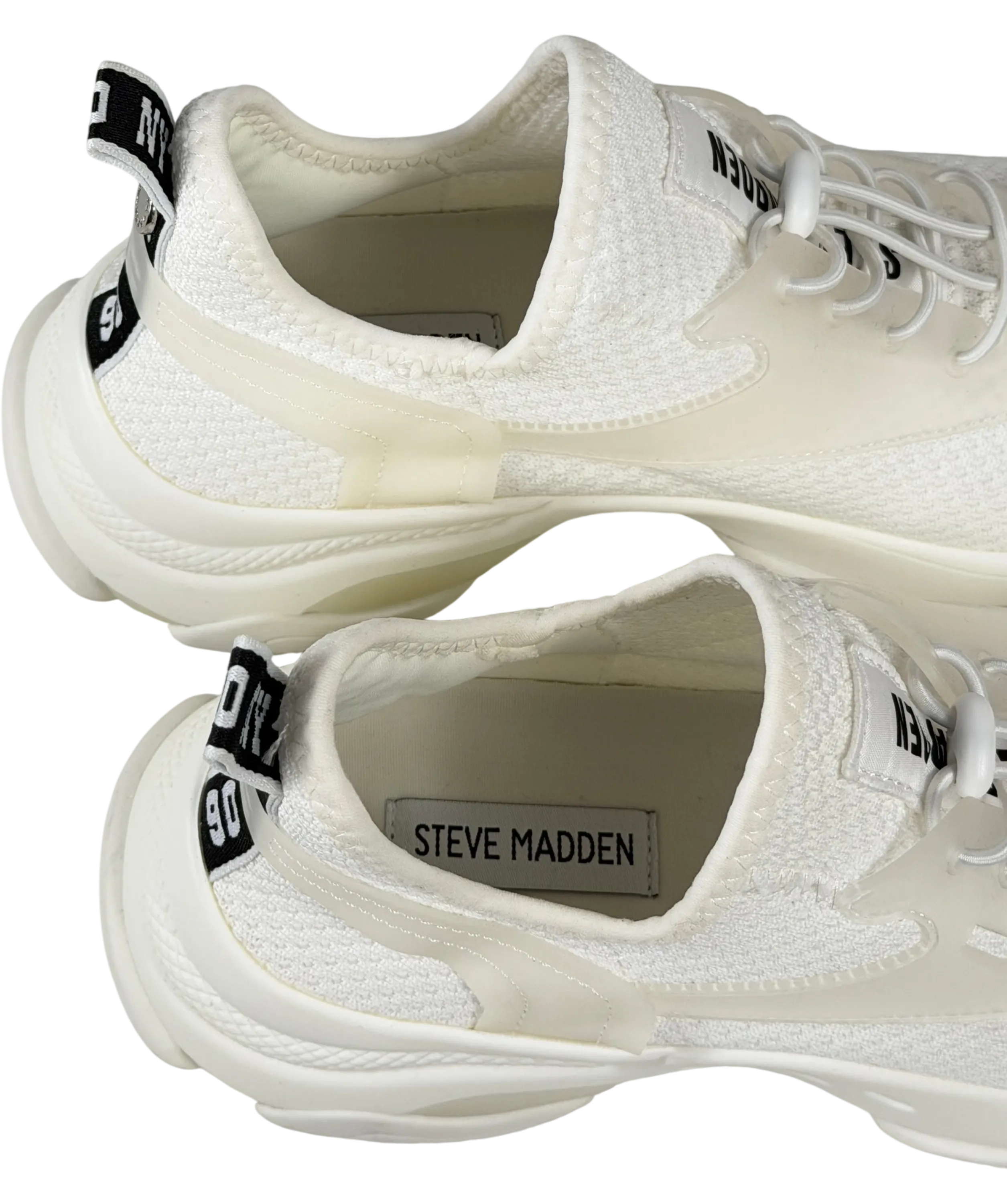 STEVE MADDEN White Match Chunky Low-top Trainers UK 8 EU 41