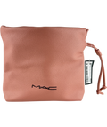 MAC Pink Drawstring Makeup Bag One Size