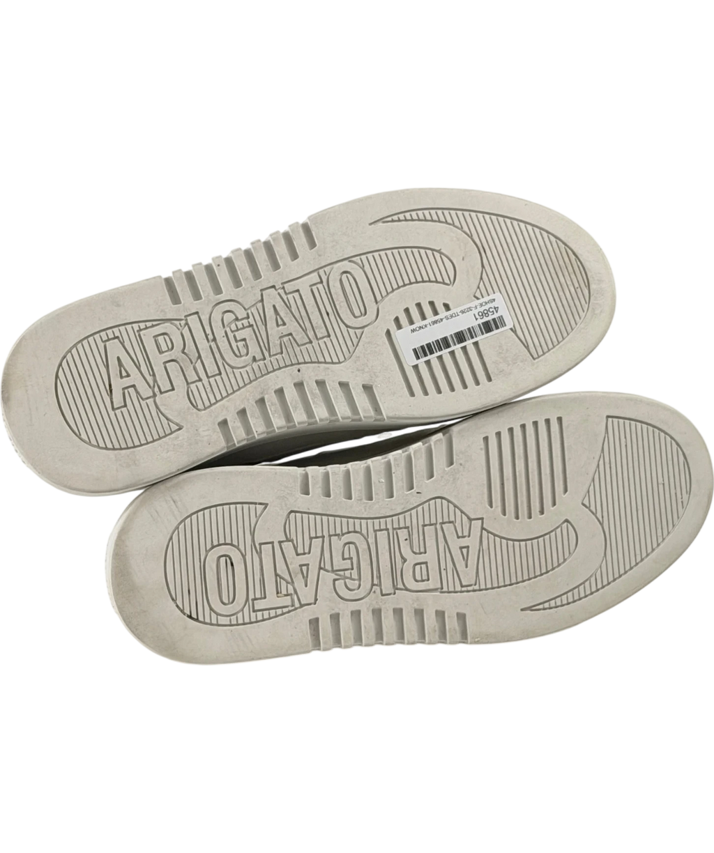 AXEL ARIGATO White Orbit Vintage All-white Leather Platform Trainers UK 6.5 EU 40