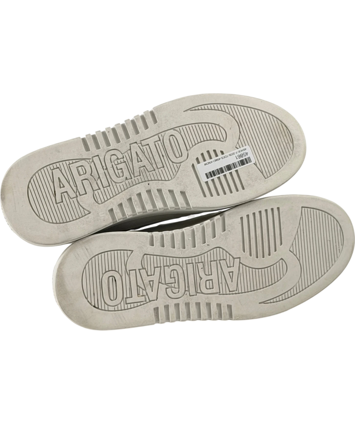 AXEL ARIGATO White Orbit Vintage All-white Leather Platform Trainers UK 6.5 EU 40