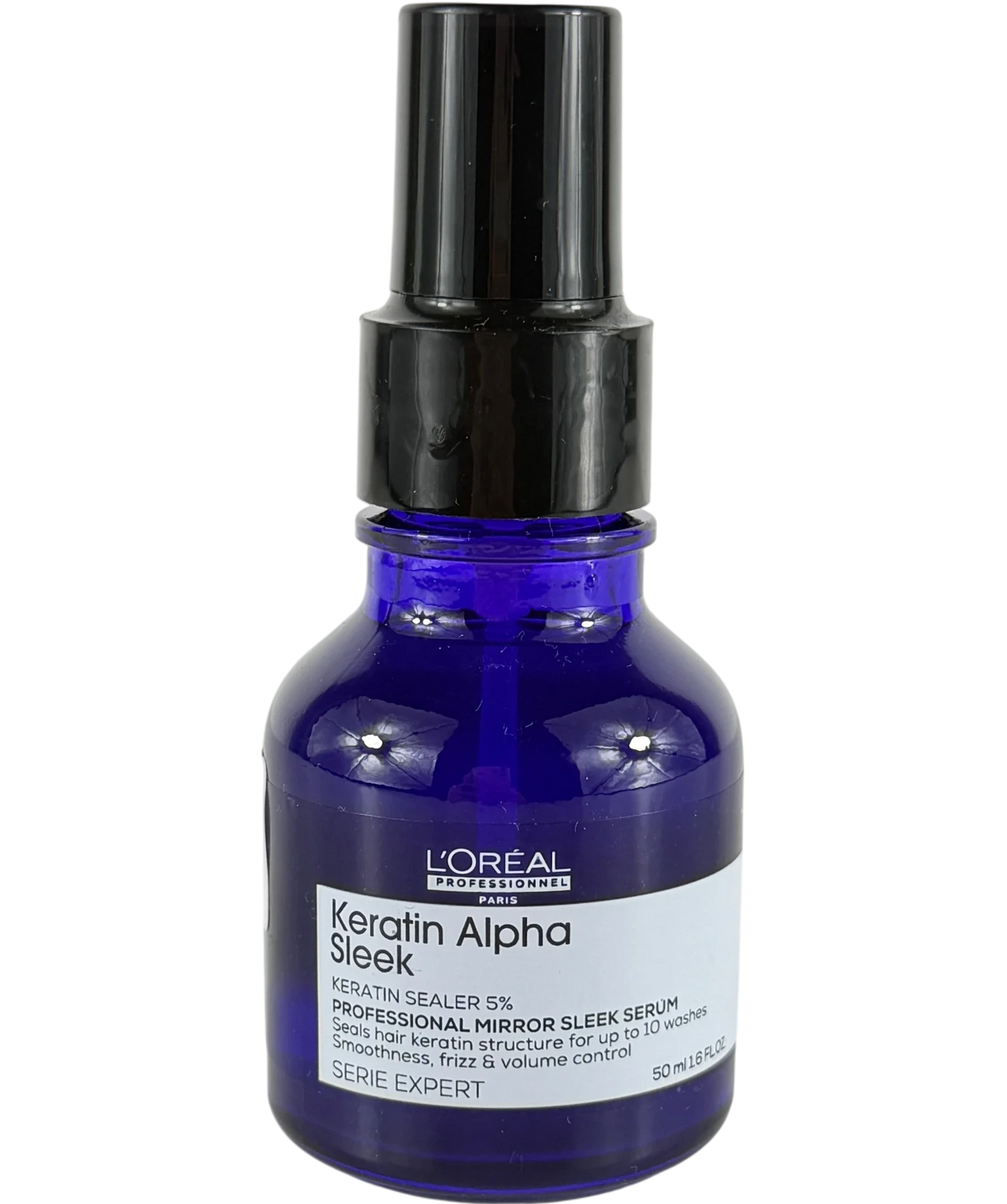 L'Oreal Keratin Alpha Sleek Hair Serum Anti Frizz, Smoothing & Glass Shine 50ml